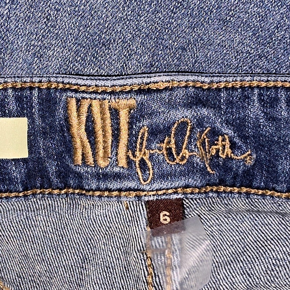 Kut from the Kloth Women's Katy Boyfriend Jeans Medium Wash Size 6 - Picture 12 of 16